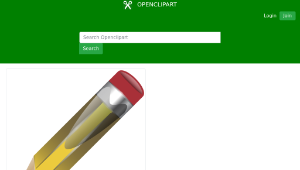 openclipart圖庫：Decorative Pencil-資源代表圖