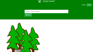 openclipart圖庫：Heavy Evergreen-資源代表圖