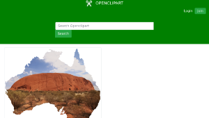 openclipart圖庫：Ayres Rock縮圖