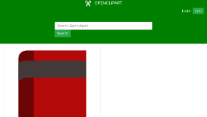 openclipart圖庫：Red Book-資源代表圖