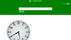openclipart圖庫：Twenty Minutes Before Six - 5:40-資源代表圖
