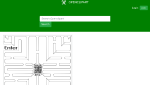 openclipart圖庫：Psychedelic Butterfly Maze Coloring Page-資源代表圖