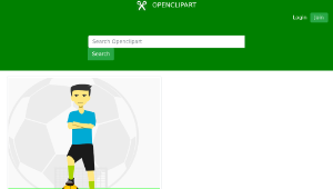 openclipart圖庫：Soccer Team Captain-資源代表圖