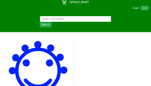openclipart圖庫：Blue Smiley-資源代表圖