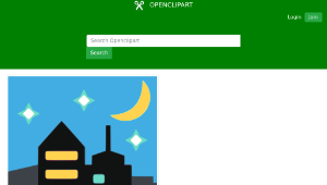 openclipart圖庫：landscape at night-資源代表圖