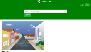openclipart圖庫：Town-資源代表圖