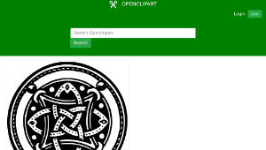 openclipart圖庫：Celtic inspired design 7縮圖