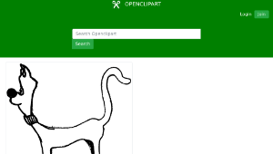 openclipart圖庫：Funny Dog