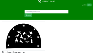 openclipart圖庫：Birds-silhouette