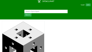 openclipart圖庫：cube with holes-資源代表圖
