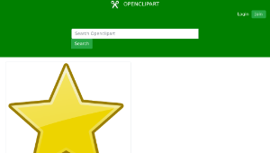 openclipart圖庫：Star-資源代表圖