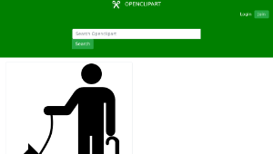 openclipart圖庫：Blind Icon