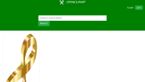 openclipart圖庫：Gold 3D Clef No Background-資源代表圖