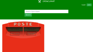 openclipart圖庫：Public Italian postbox-資源代表圖