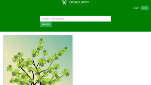 openclipart圖庫：Tree #11縮圖