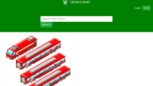 openclipart圖庫：Intercity Rosso v.1.1-資源代表圖