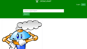 openclipart圖庫：Thinking Cipy縮圖
