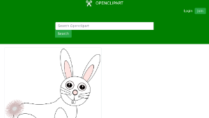 openclipart圖庫：RABBIT-資源代表圖