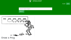 openclipart圖庫：Draw a Frog-資源代表圖