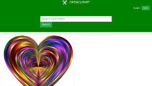 openclipart圖庫：Psychedelic Hearts Tunnel 10-資源代表圖