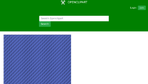 openclipart圖庫：Blue 1/4 Twill-資源代表圖