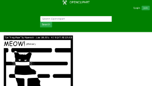 openclipart圖庫：Cat Thing Maze