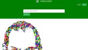 openclipart圖庫：Chromatic Triangular Steve Jobs縮圖