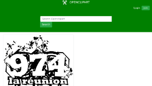 openclipart圖庫：Freebassel Day 974 La Reunion縮圖