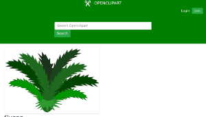 openclipart圖庫：Cycas-資源代表圖