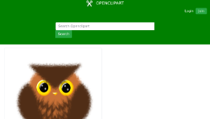 openclipart圖庫：Brown Owlet縮圖