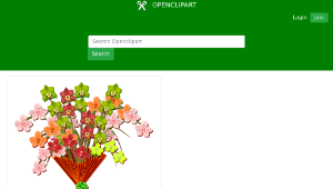 openclipart圖庫：Bouquet縮圖