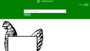 openclipart圖庫：Chicken Frame