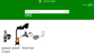 openclipart圖庫： power plant - thermal (coal)-資源代表圖