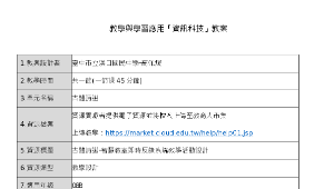 教學與學習應用「資訊科技」國語文領域教案