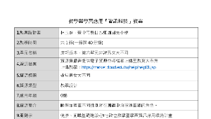 教學與學習應用資訊科技教案(健康)