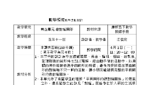 新北市蘆洲區成功國小-教學與學習應用「資訊科技」教案-數學