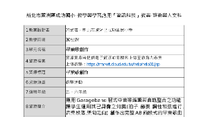 新北市蘆洲區成功國小-教學與學習應用「資訊科技」教案-藝術與人文科