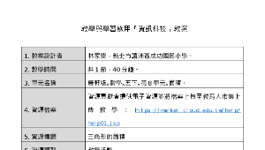 新北市蘆洲區成功國小-教學與學習應用「資訊科技」教案-數學