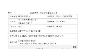 素養導向TPC教學活動設計表-健體-健康飲食生活