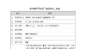 前瞻計畫資訊教育教案