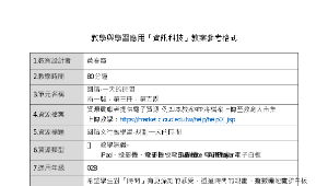 國語文行動學習-規劃一天的時間