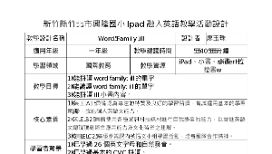 Ipad融入英語發音教學教案-資源代表圖