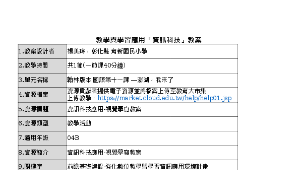 資訊科技應用-視覺摹寫教案