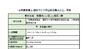 I Want to Take a Working Holiday-資源代表圖