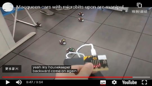 Microbit無線搖控Macqueen Car程式設計雙語教學篇 (Teaching for remotely controlling Macqueen cars by microbits programmed, with speaking Bilingually )