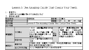 Lesson 5 The Amazing Candy That Cleans Your Teeth-資源代表圖