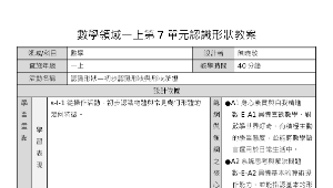 認識形狀—初步認識形狀與形狀聯想