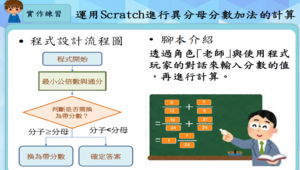 運算思維融入數學教材-異分母分數的加減單元