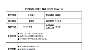 高二國文出師表教案