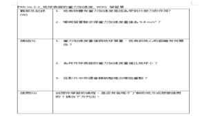 PKb-Va-2-2_地球表面的重力加速度_ WSQ 學習單